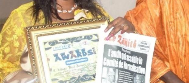 Voici la "Palme d'or"remportée par Flash Ndiomo Voici la "Palme d'or"remportée par Flash Ndiomo