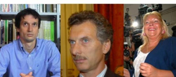 Imagen de Lagomarsino, Macri y Carrió Imagen de Lagomarsino, Macri y Carrió