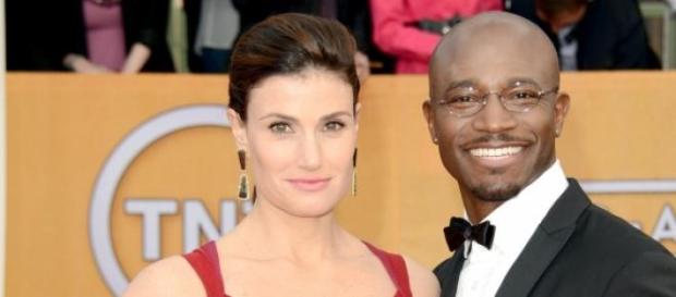 Idina Menzel y Taye Diggs Idina Menzel y Taye Diggs