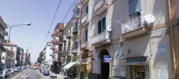 Un via di Secondigliano ( Napoli ) Un via di Secondigliano ( Napoli )