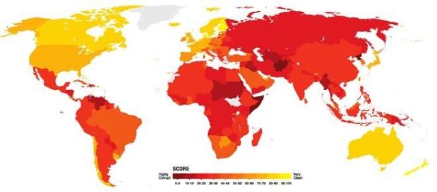 Corruption : la place de la France se dégrade Corruption : la place de la France se dégrade