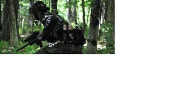 Human paintball target role was very popular Human paintball target role was very popular