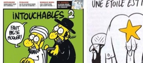 Una vignetta provocatoria del Charlie Hebdo.