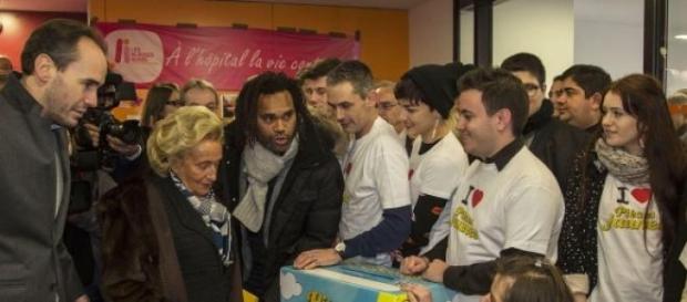Bernadette Chirac et Christian Karembeu. ©Capvarou Bernadette Chirac et Christian Karembeu. ©Capvarou