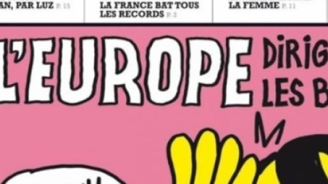 Vignette Charlie Hebdo 'censurate' da USA e GB