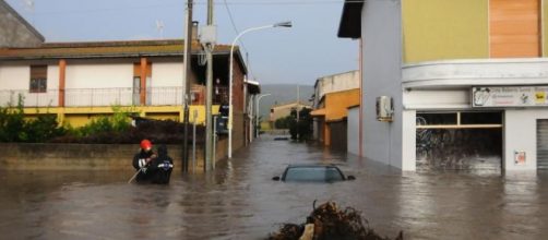 Un forte ciclone sta colpendo la Sardegna
