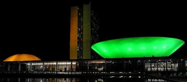 Congresso Nacional e Câmara dos Deputados (verde) Congresso Nacional e Câmara dos Deputados (verde)