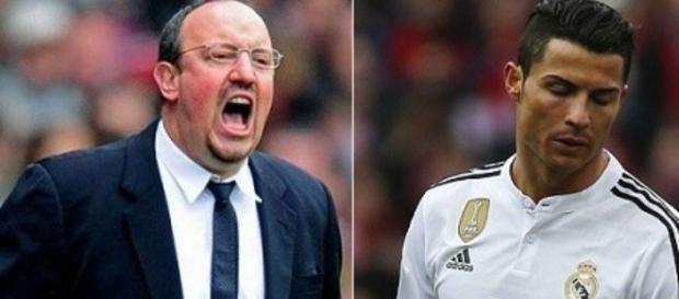 Rafa Benítez y Cristiano Ronaldo Rafa Benítez y Cristiano Ronaldo