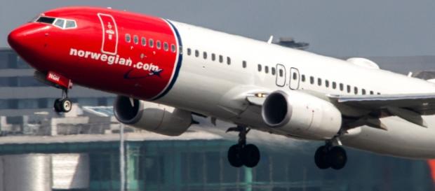 Un Boeing 737 della Norwegian Air Un Boeing 737 della Norwegian Air
