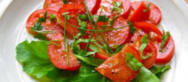 Ensalada y tomate: antes más bueno que ahora Ensalada y tomate: antes más bueno que ahora