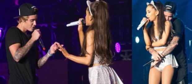 Justin e Ariana são amigos pessoais Justin e Ariana são amigos pessoais