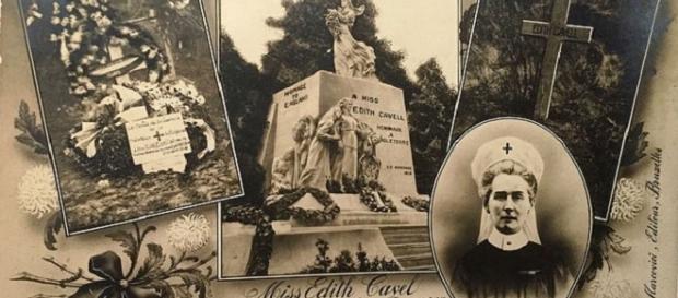 In memory of war heroine Edith Cavell In memory of war heroine Edith Cavell