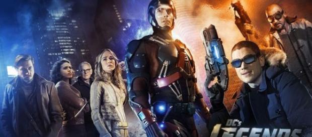 Poster ufficiale della serie Legends of Tomorrow Poster ufficiale della serie Legends of Tomorrow