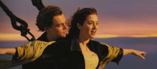 Una scena celebre del film Titanic