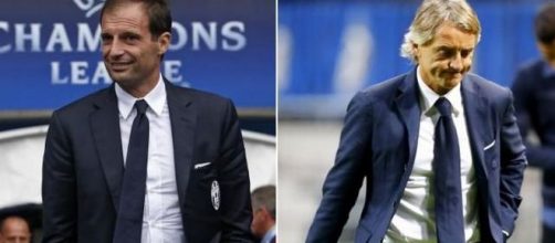 Massimiliano Allegri e Roberto Mancini