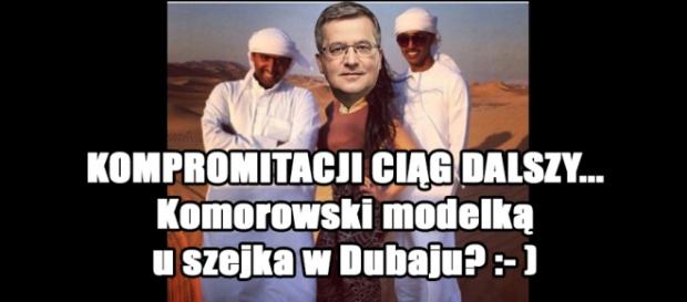 Bronek w Dubaju? :) Fot. Instagram Bronek w Dubaju? :) Fot. Instagram