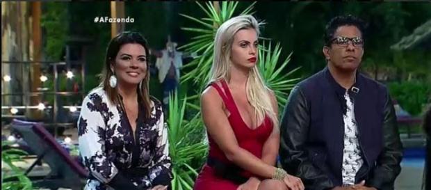 Roça: Mara, Veridiana e Luka (Reprodução/Record) Roça: Mara, Veridiana e Luka (Reprodução/Record)