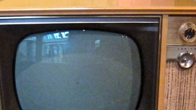 foto che ritrae un apparecchio televisivo