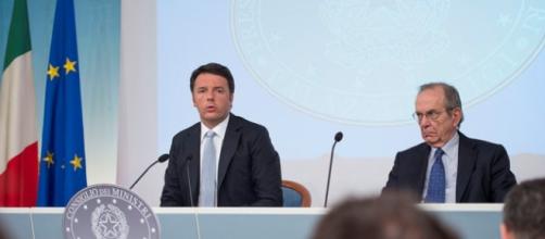 Legeg di Stabilità e pensioni, Renzi e Padoan