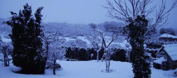 Ávila y la nieve del Guadarrama Ávila y la nieve del Guadarrama