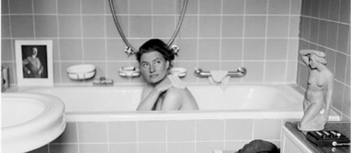 Lee Miller en la bañera de Adolf Hitler