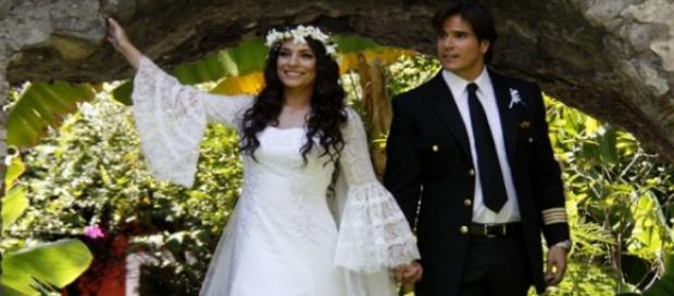 Maricruz e Otávio finalmente se casam Maricruz e Otávio finalmente se casam
