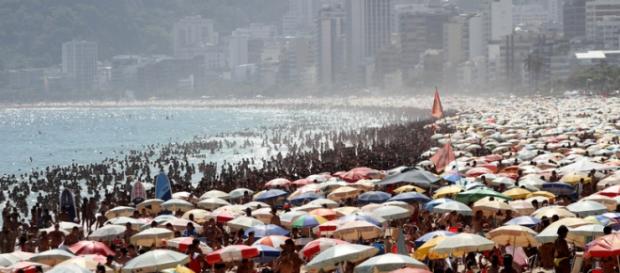 Praias do Rio de Janeiro estão lotadas Praias do Rio de Janeiro estão lotadas