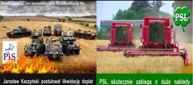 PSL walczy z PiS o głosy mieszkańców wsi PSL walczy z PiS o głosy mieszkańców wsi