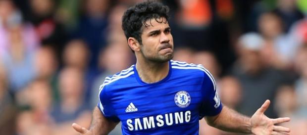 Diego Costa comemorando mais um gol! Diego Costa comemorando mais um gol!