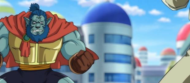 Garbi a punto de enfrentarse con Goku Garbi a punto de enfrentarse con Goku