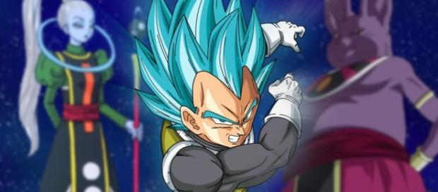 Vados Shanpa y Vegeta Super Saiyajin Blue Vados Shanpa y Vegeta Super Saiyajin Blue