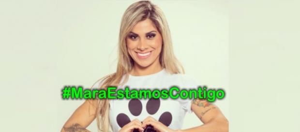 Vanessa Mesquita apóia Mara Maravilha Vanessa Mesquita apóia Mara Maravilha