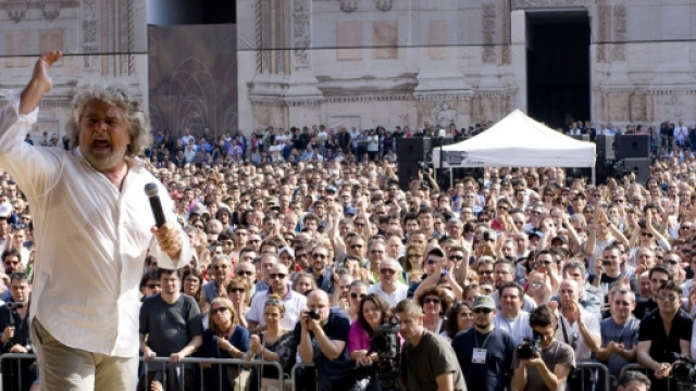 Beppe Grillo leader del Movimento 5 Stelle