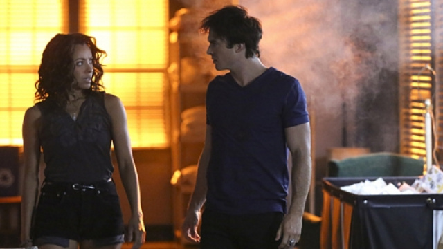 Bonnie e Damon in TVD 7x03 'Age of Innocence'