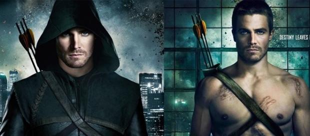 Cartel anunciador de la serie Arrow Cartel anunciador de la serie Arrow