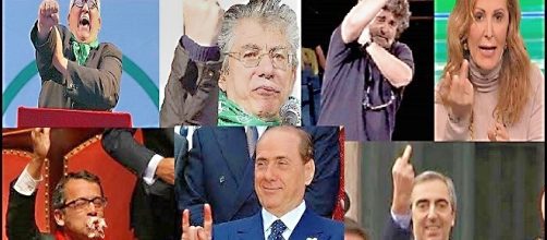 Collage fotografico dei gesti più famosi