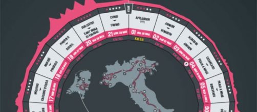 Giro d'Italia 2016 anteprima immagine tappe