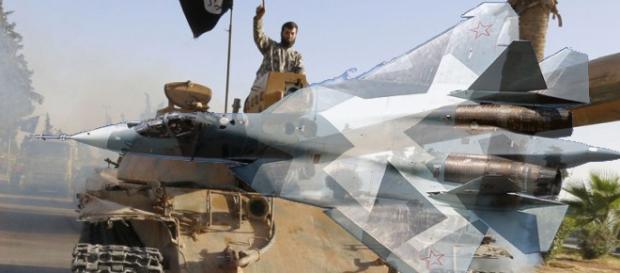 Les avions de chasse russes ont frappé Daesh Les avions de chasse russes ont frappé Daesh