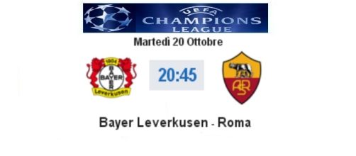 Bayer Leverkusen - Roma in diretta live