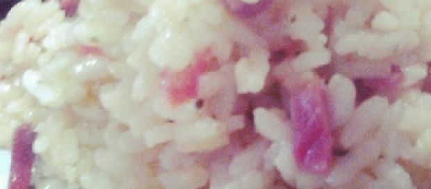 Arroz con panceta, en este caso, sin azafrán Arroz con panceta, en este caso, sin azafrán