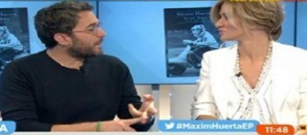 El periodista Màxim Huerta en espejo público. El periodista Màxim Huerta en espejo público.