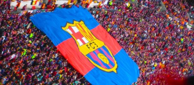 Los simpatizantes del Barcelona, expectantes. Los simpatizantes del Barcelona, expectantes.