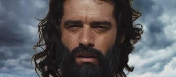 Moisés é castigado por Deus em Os Dez Mandamentos Moisés é castigado por Deus em Os Dez Mandamentos
