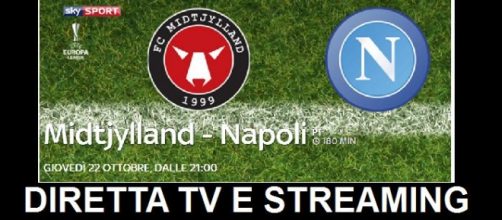 MIDTJYLAND-NAPOLI DIRETTA TV EUROPA LEAGUE