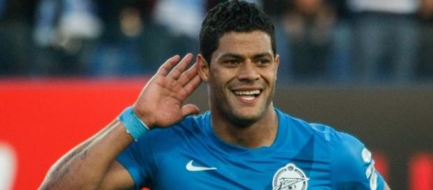 Hulk, comemorando mais um gol pelo Zenit! Hulk, comemorando mais um gol pelo Zenit!