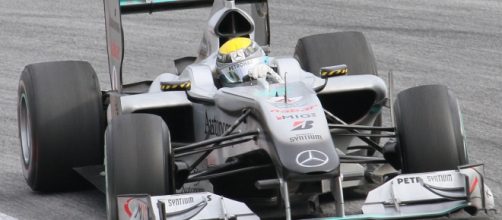 Il pilota Nico Rosberg su Mercedes