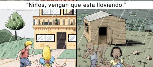 Contrastes entre barrios pobres y ricos Contrastes entre barrios pobres y ricos