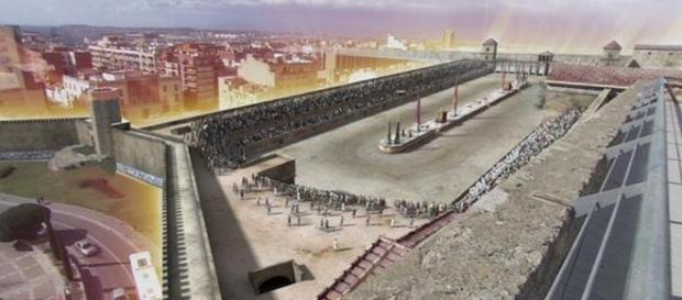 Imagen. Reconstrucción circo romano Imagen. Reconstrucción circo romano