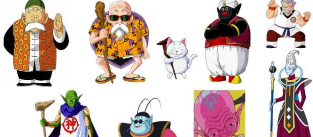 Maestros de Goku a lo largo de las series Maestros de Goku a lo largo de las series