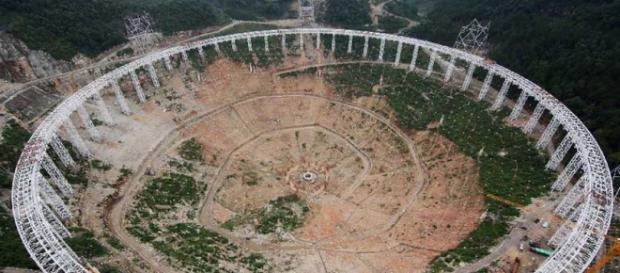 Maior radiotelescópio já construído do Mundo Maior radiotelescópio já construído do Mundo